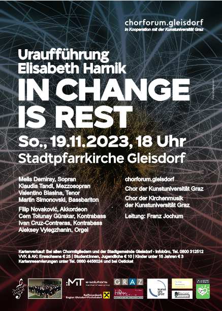 Chorforum Gleisdorf In Change is rest