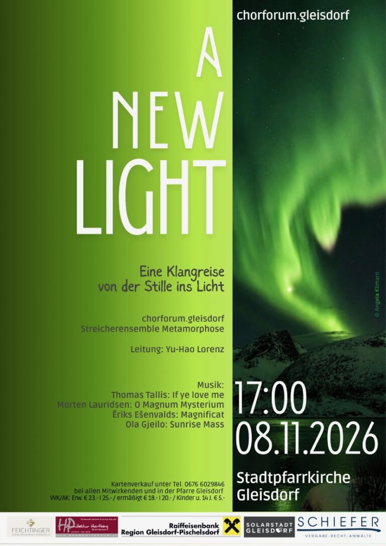 Konzert-ANewLIght-chorforum-gleisdorf